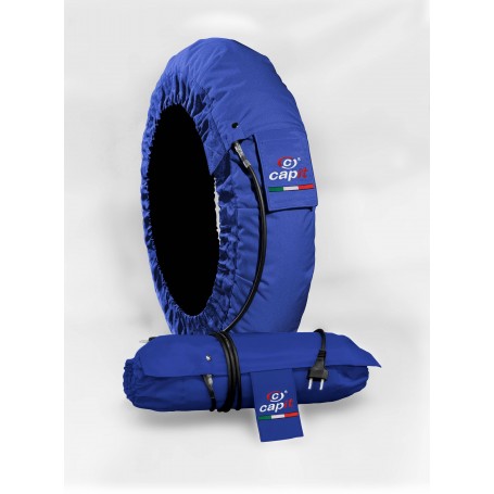 TIRE WARMER SET SUPREMA SPINA MEDIUM/X-LARGE 17" BLUE