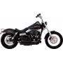 Vance & Hines Shortshots Staggered Exhaust Systems Black/Matte Black