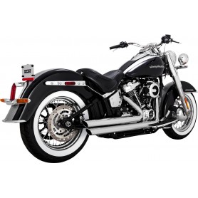 Vance & Hines Big Shots Staggered 2-into-2 Exhaust System Chrome