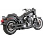 Vance & Hines 3" Twin Slash Slip-On Mufflers Black