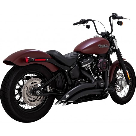 Vance & Hines Big Radius Exhaust System Black/Mild Steel