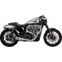 Vance & Hines 2-into-1 Upsweep Exhaust System Brushed