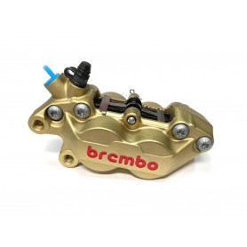 Brembo Axial Brake Caliper 40mm Left P4 30/34 C Gold/Red