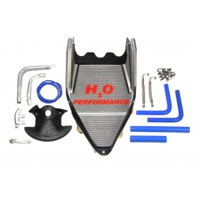 H2O Oversized Water Evo Radiator + Oil + Kit Honda CBR 1000 RR 20-21
