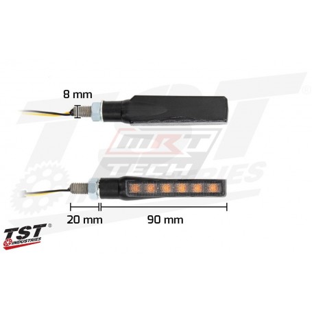 TST BL6 Universal Sequential LED Pod Turn Signals