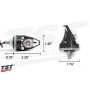 TST MECH-EVO Universal Rear LED Pod Turn Signals Red