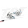 TST M6 Anodized Aluminum Swingarm Spools Silver