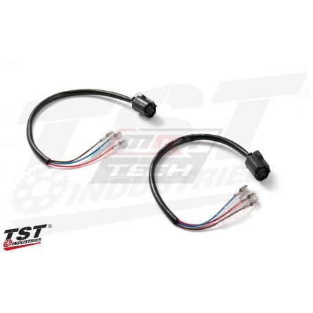 TST Front Turn Signal Plug 3-3 Harness Converters for Select Yamaha Motorcycles