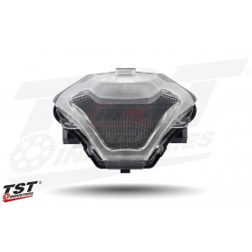 TST Programmable And Sequential LED Integrated Tail Light For Yamaha YZF-R3 2015+ / FZ-07 2015-2017 Clear