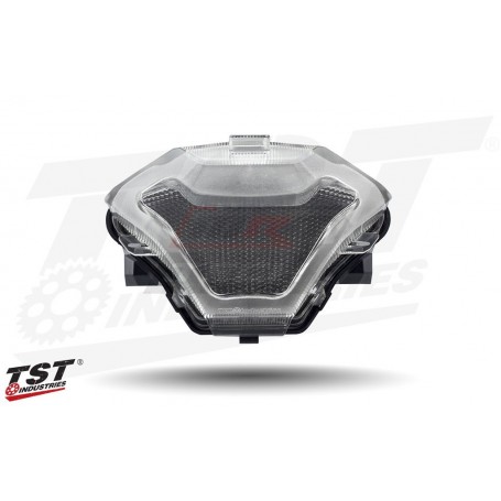 TST Programmable And Sequential LED Integrated Tail Light For Yamaha YZF-R3 2015+ / FZ-07 2015-2017 Clear