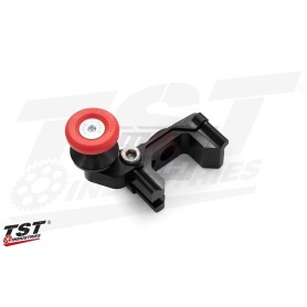 TST Spooled Captive Chain Adjusters for Yamaha FZ-07 / MT-07 / XSR700 Silver