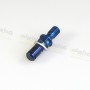 Hollow screw bleeding valve M10 x1x19mm blue