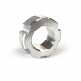 Slotted nut steering shaft. aluminium. diameter 26 mm