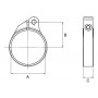 Öhlins Steering Damper Clamp for 45 mm Fork Leg