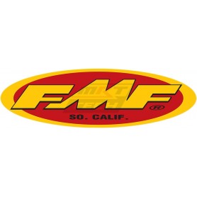 FMF 23" OVAL STKR(YEL/RD)