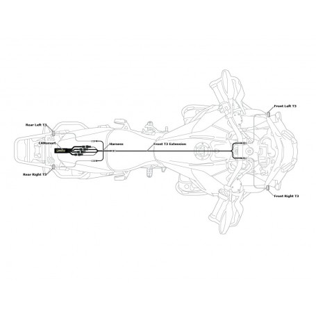 Denali CANsmart Wiring Harness for T3 Switchback Signals