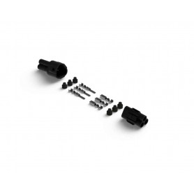 Denali MT Series 3-Pin Waterproof Connector Set. Male & Female Connectors with Terminals & Seals