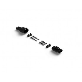 Denali MT Series 2-Pin Waterproof Connector Set. Male & Female Connectors with Terminals & Seals