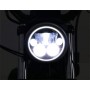 Denali M5 E-Mark LED Headlight Module - 5.75". Black Chrome