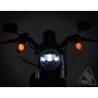 Denali M7 DOT LED Headlight Module - 7". Black Chrome