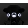 Denali M7 DOT LED Headlight Module - 7". Black Chrome