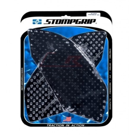 Stompgrip Street Bike Tank Grips - Volcano - 0075 : Black