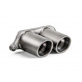 Akrapovic Tail pipe set (Titanium) Porsche NHS