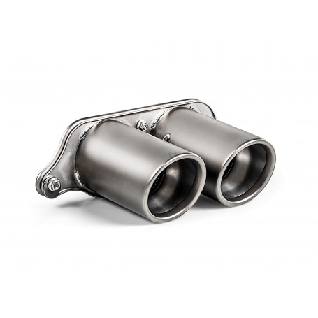 Akrapovic Tail pipe set (Titanium) Porsche NHS